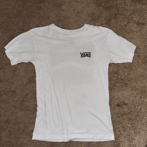 White shirt size small from vans